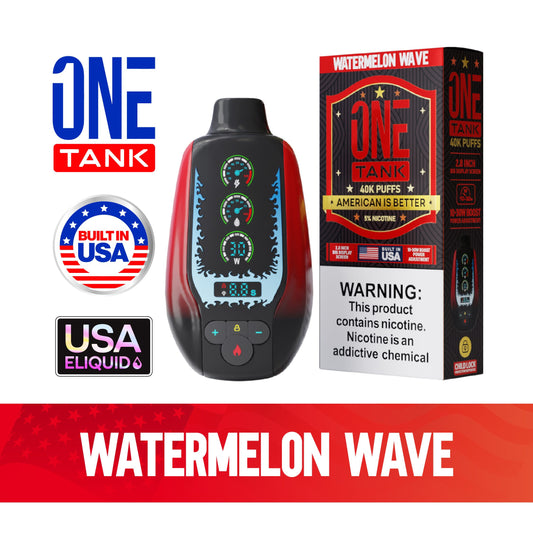 ONE TANK 40K PUFFS 50MG/ML（Watermelon-Wave）