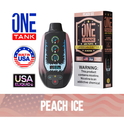 ONE TANK 40K PUFFS 50MG/ML（Peach-Ice）