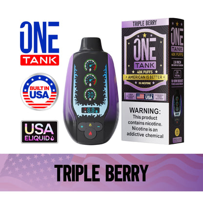 ONE TANK 40K PUFFS 50MG/ML（Triple-Berry）